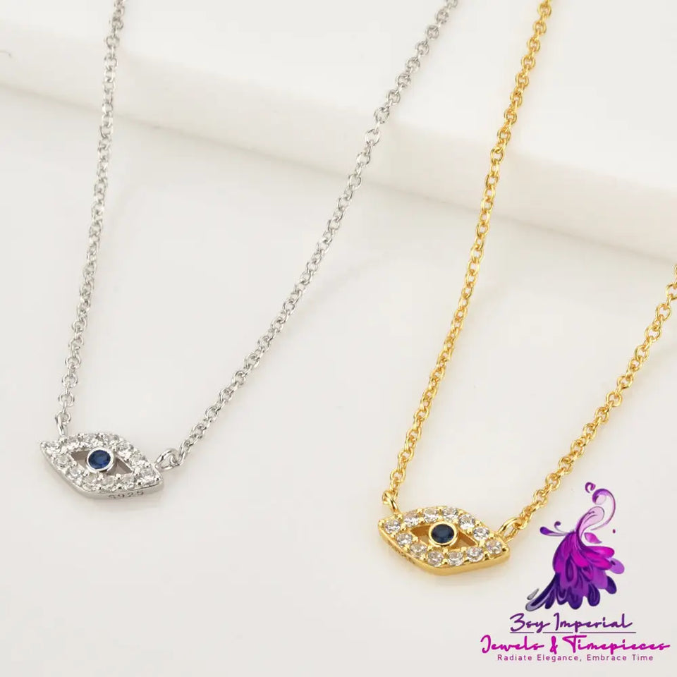 Classic Blue Eye Necklace