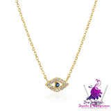 Classic Blue Eye Necklace