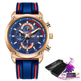 Creative Blue Luxury Quartz Watch