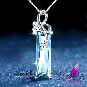 Blue Crystal Retro Dignified Pendant