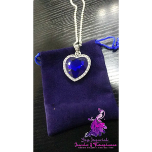 Ocean Heart Love Pendant Necklace