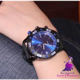 Blue Red Plate Men’s Watch