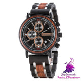 Blue Wood Sports Men’s Watch