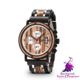 Blue Wood Sports Men’s Watch