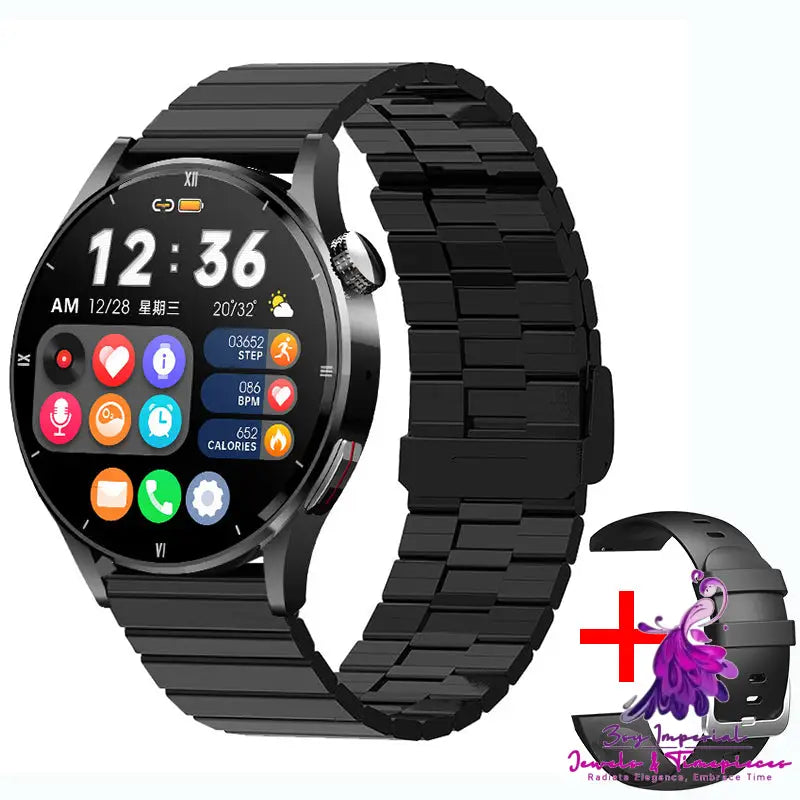 HD Call Body Temperature Heart Rate Smart Watch