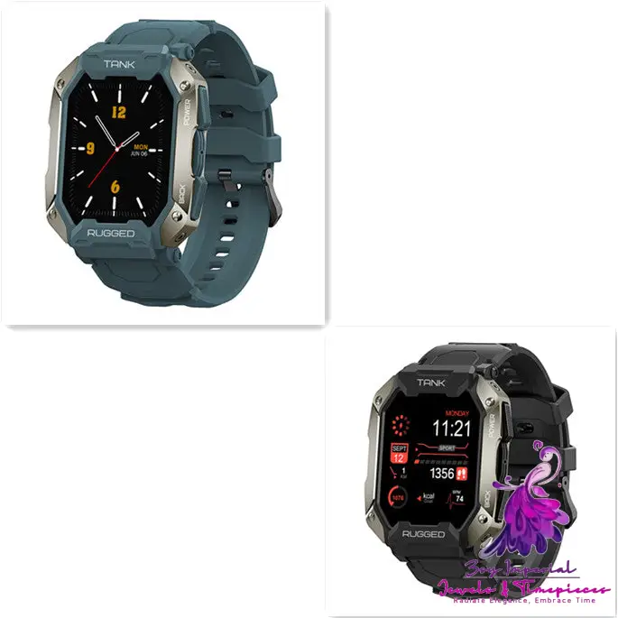 Bluetooth Call Silicone Waterproof Smart Watch