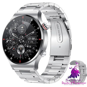 QW33 Smartwatch ECG PPG Stainless Steel Watch