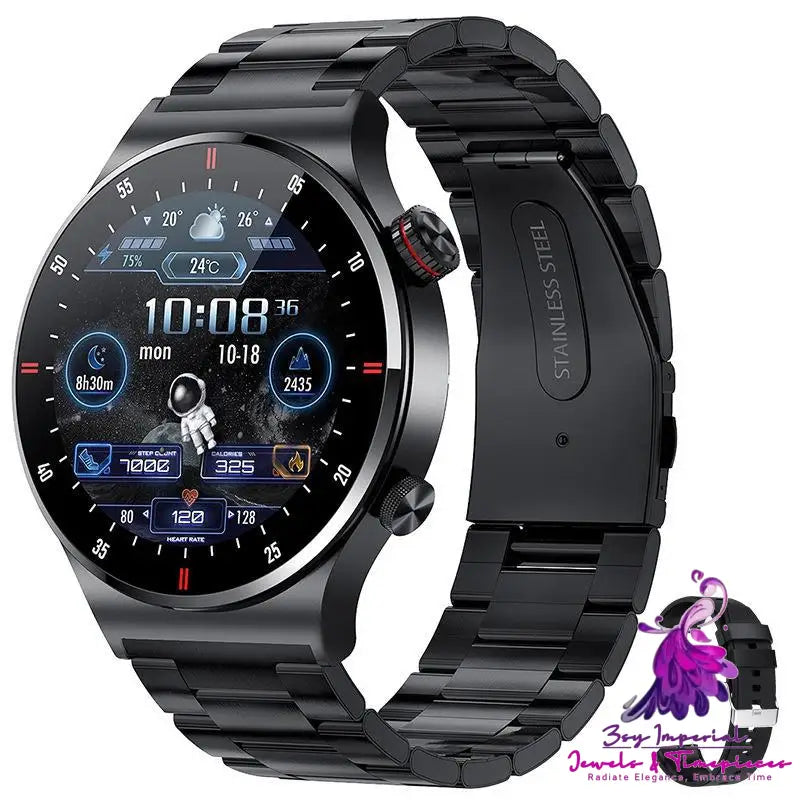 QW33 Smartwatch ECG PPG Stainless Steel Watch