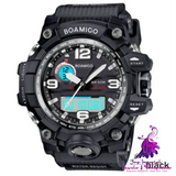 BOAMIGO Sports Dual Display LED Quartz Watch