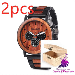 BOBO BIRD Top Brand Wooden Men’s Watch