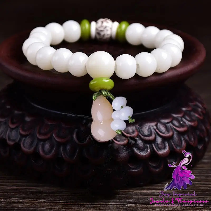 White Jade Bodhi Bracelet