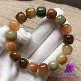 Chen Seed White Jade Bodhi Root Bracelet