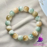 Chen Seed White Jade Bodhi Root Bracelet