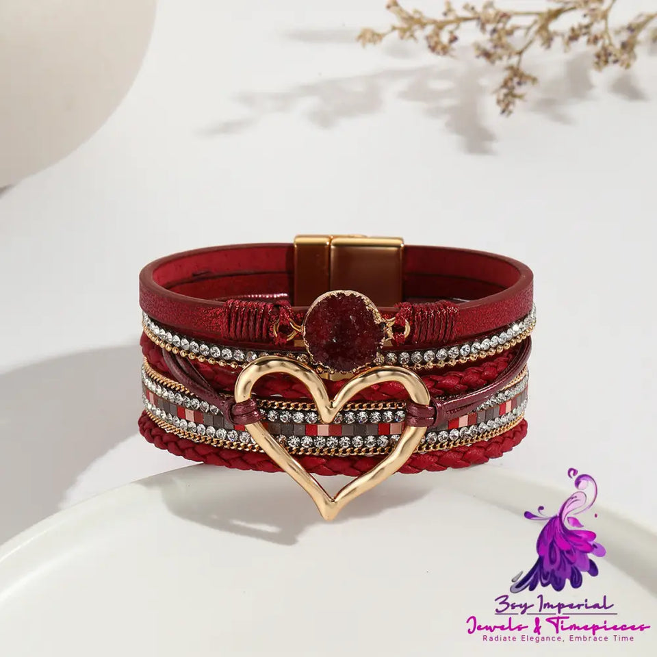 Bohemian Multi-layer Love Bracelet