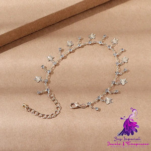 Butterfly Tassel Anklet