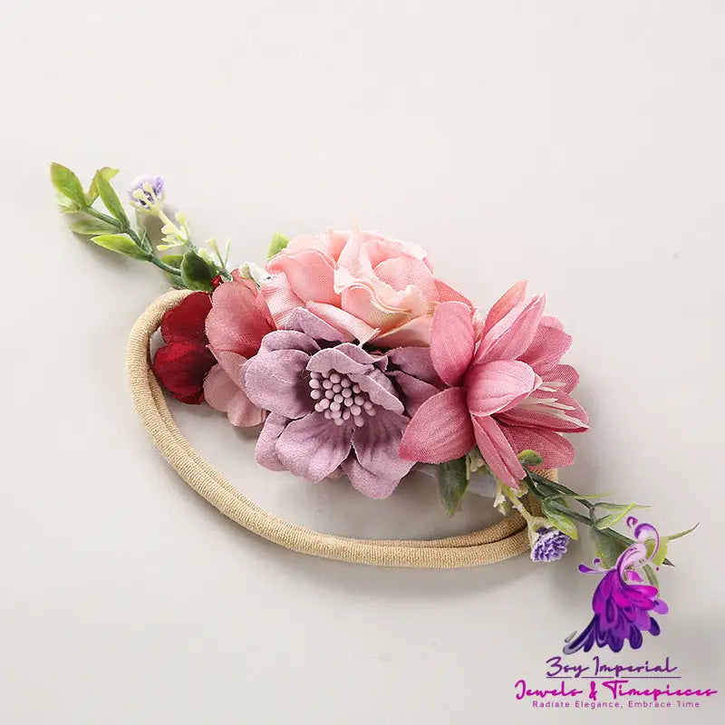 Children’s Bohemian Flower Headwear Three-dimensional