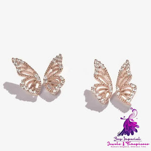 Exaggerated Bohemian Butterfly Earrings