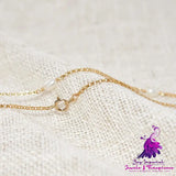 Bohemian Gold Plated Pearl Necklace