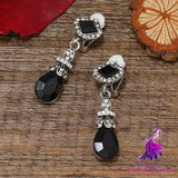 Bohemian Square Water Drop Earrings