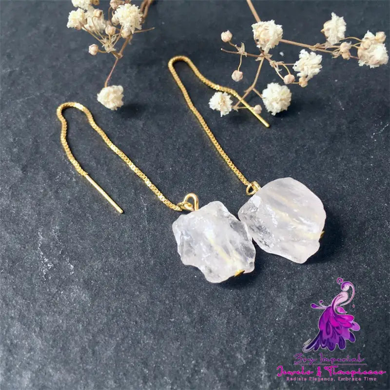 Bohemian Crystal Long Earrings