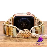 Picture Stone Braided Watch Band