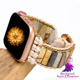 Picture Stone Braided Watch Band