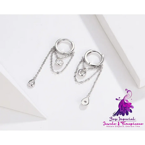 Edgy Sterling Silver Earrings