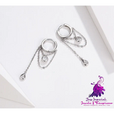 Edgy Sterling Silver Earrings