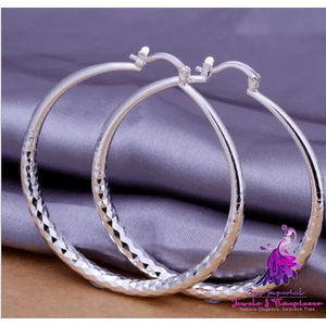 Exaggerated Large Hoop Earrings