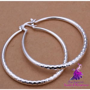 Exaggerated Large Hoop Earrings