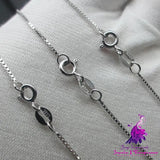 Sterling Silver Short Collar Bone Necklace