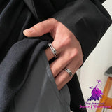 Titanium Steel Bone Design Men’s Ring