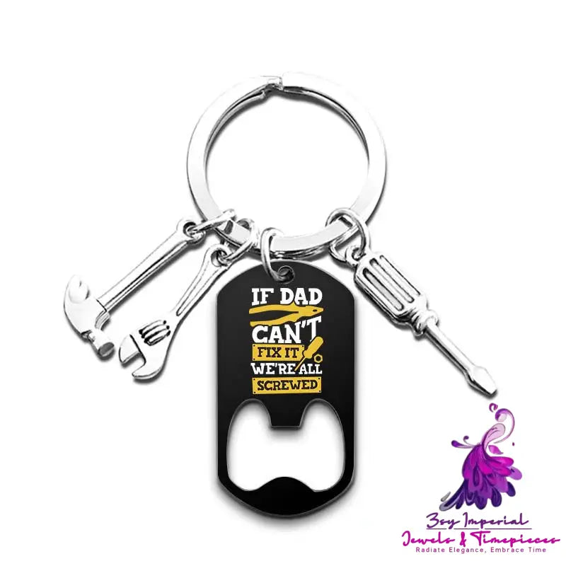 Metal Keychain Bottle Opener