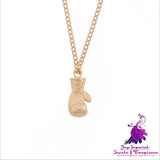 Boxing Gloves Pendant Necklace