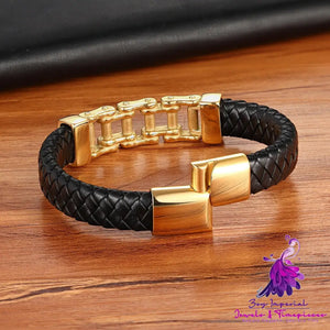 Leather Braided Bracelet