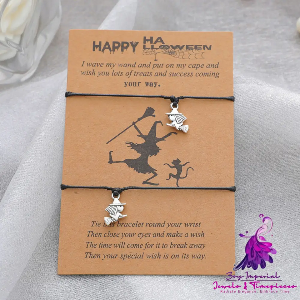 Personalized Broom Spoof Card Bracelet