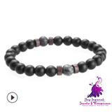 Men’s Natural Moonstone Buddha Bracelet