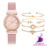 Butterfly Bracelet Combination Watch Set