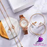 Butterfly Bracelet Combination Watch Set