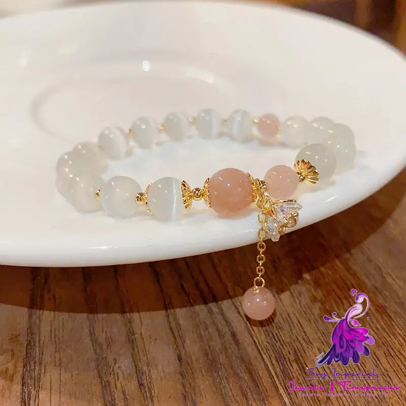 Cat’s Eye Sunstone Fashion Bracelet