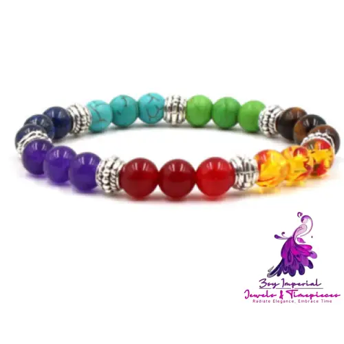 Colorful Chakra Energy Yoga Bracelet