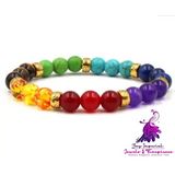 Colorful Chakra Energy Yoga Bracelet