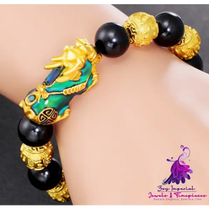 Change Color Pixiu Bracelet for Men