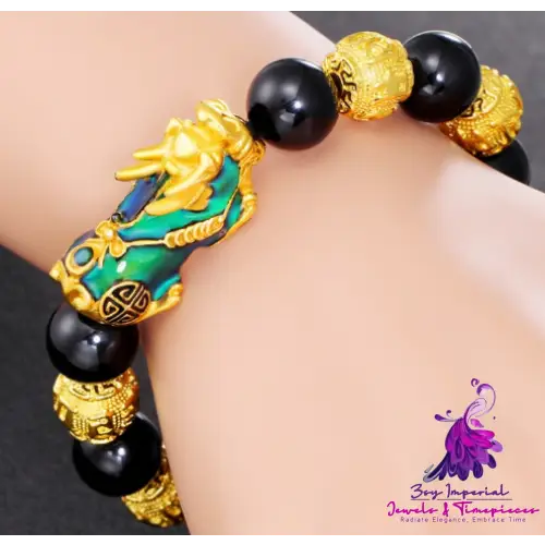 Change Color Pixiu Bracelet for Men