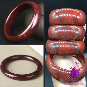 Chicken Blood Red Jade Bracelet