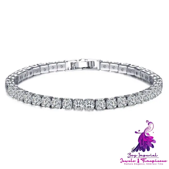 Cubic Zirconia Tennis Bracelet