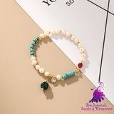 Color Matching Agate Turquoise Bracelet