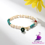 Color Matching Agate Turquoise Bracelet