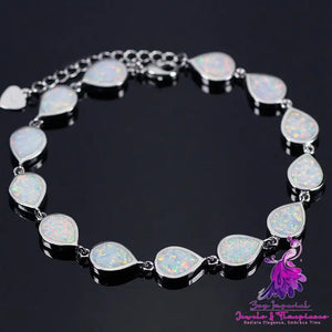 Round Bracelet Fashion Colored Gems Ornament