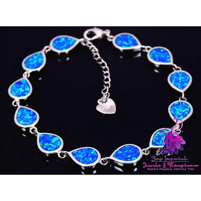 Round Bracelet Fashion Colored Gems Ornament